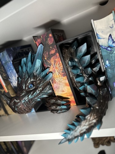 Book nook dragon - book, cristal