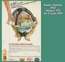 Huilor Dulcine 1963, 1 page quadri parue dans Mickey 578 du 23 juin 1963