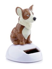 Figurine Solaire - Chien Corgi
