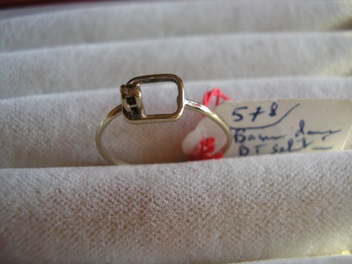 578 bague dame or blanc - dame,