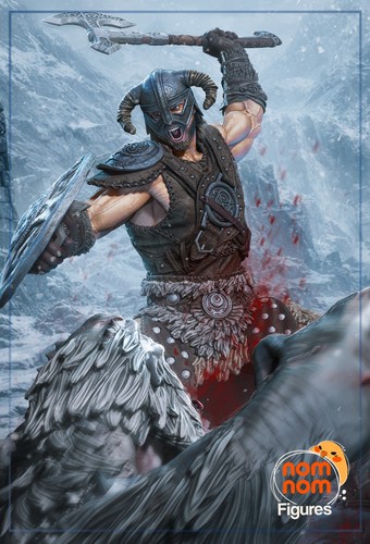 Dragonborn skyrim figurine - -,