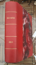 reliure Bayard 1952 N° 266 à 317 de  complets TBE BD Magazine hebdo jeunesse