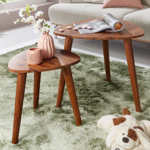 Finebuy tables gigogne bois - tables,