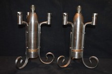 CHANDELIERS-ARTISANAT DE TRANCHEE-SOUVENIR D'UN POILU GRANDE GUERRE 1914/1918