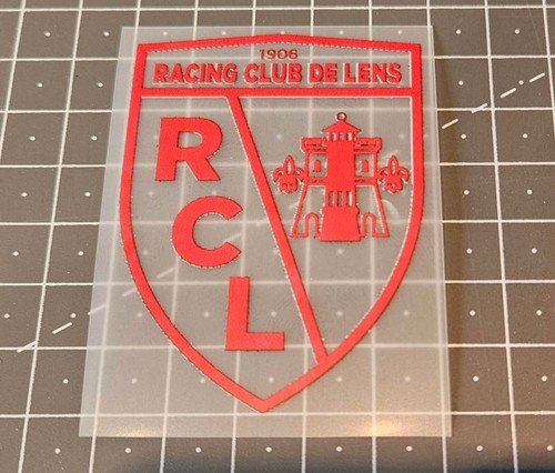 Patch flocage logo lens - logo, rc
