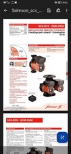 Pompe Circulation Double Salmson Dcx 40-80 Tri  NEUF ! 