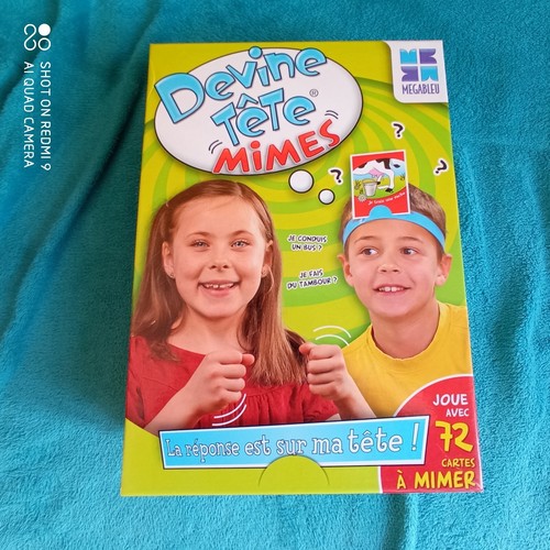 Jeu devine tête mimes - devine,