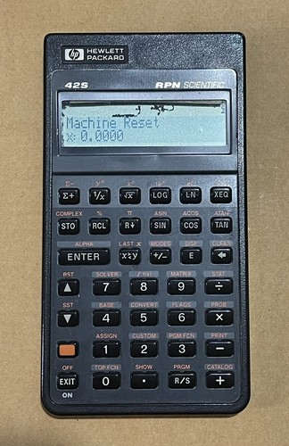 Vintage 42s scientific - hp-42s,