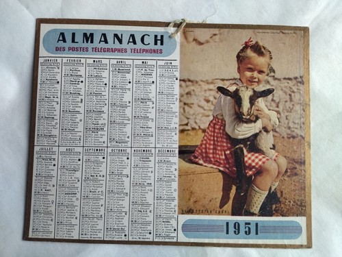Calendrier almanach des - calendrier,