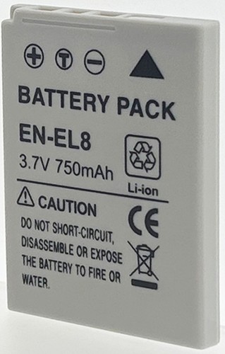 Batterie pour nikon - pour, en-el8