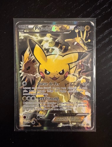 Carte pokémon pikachu - ex,