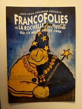 FRANCOFOLIES avec COCA COLA 1996   carte postale