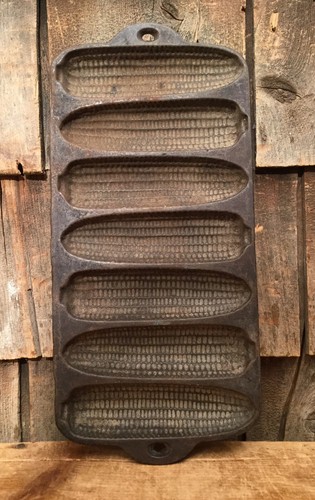 Antique cast iron corn muffin - cast,