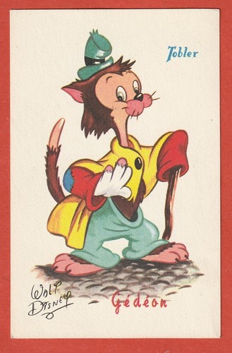 Cpa publicitaire walt disney - -,