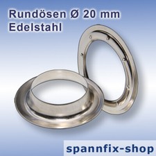 Œillets Ø 20 MM Inox Niro