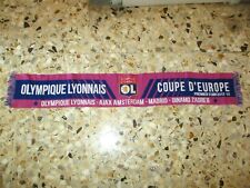 echarpe scarf OL LYON LYONNAIS AJAX REAL MADRID ZAGREB 2011-2012 CHAMPION LEAGUE