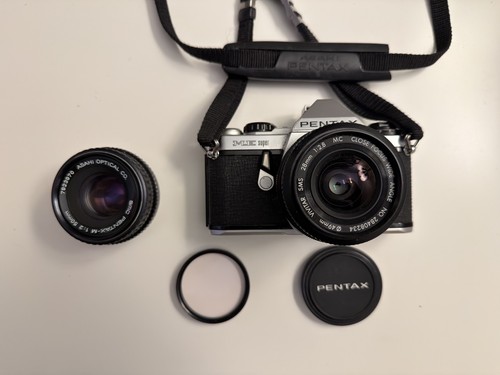 Pentax super slr with asahi - me,