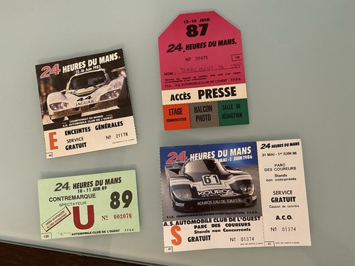 Rare lot officiel 24h mans - rare,