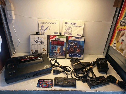 Sega master system console - sega,