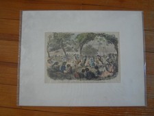 Ancienne gravure Les Upa Upa