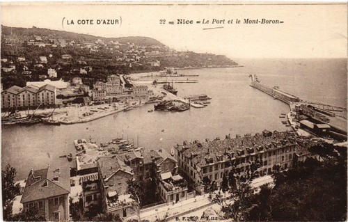 Cpa cote azur nice le - la,