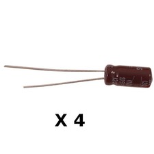 4 Condensateurs chimique 1uF