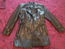 Trench cuir femme