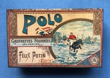 Ancienne Boite Publicitaire Gaufrettes Felix Potin