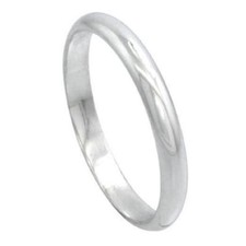 3mm Hommes & Femme Argent