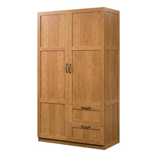 Brown wood armoire with - brown,