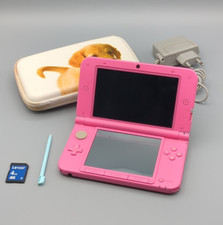Nintendo 3DS XL Pink Handheld Console, SPR-001 (EUR), Charger, Case, SD