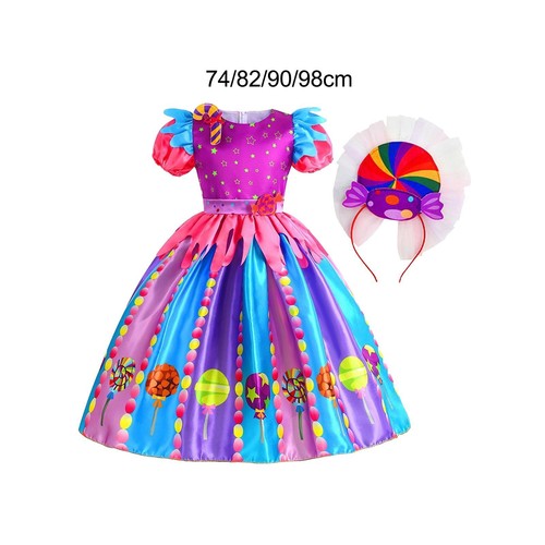 Robe bonbon pour filles - ,, col