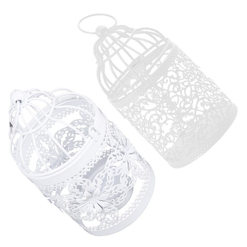 Bougeoir forme cage à - forme,