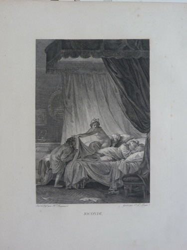 Gravure libertine joconde - libertine.,