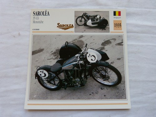 Fiche photo moto sarolea - fiche,