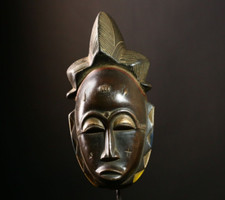 Masque Baule ancien africain -