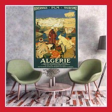REPRO AFFICHE VOYAGE TOILE
