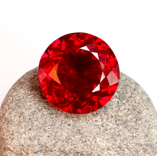 Coupe ronde naturelle - ronde, rubis