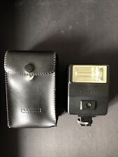 Canon Speedlite 155A Flash + Etui Cuir Non Testé En L’état