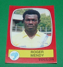 N°294 ROGER MENDY SPORTING CLUB TOULON PANINI FOOTBALL 87 1986-1987