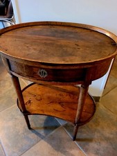 Petite Table De Salon D'appoint - Desserte - Console À  Deux Plateaux Époque...