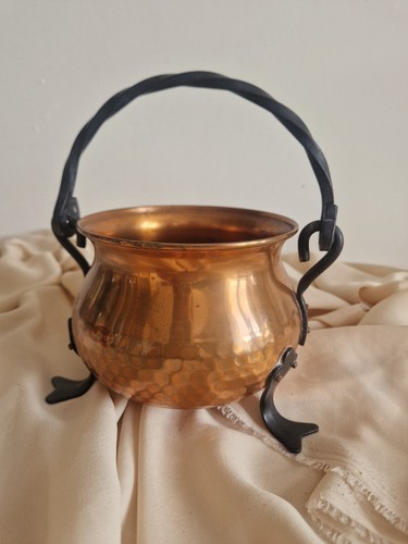 Ancien chaudron cuivre - chaudron, en