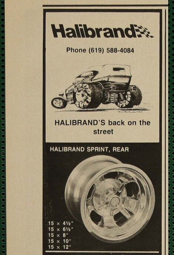 Halibrand sprint wheels knock - halibrand,