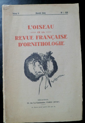 Oiseau revue française - l'oiseau,