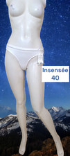 Insensée Taille 40 NEUF Culotte blanche string panty tanga femme