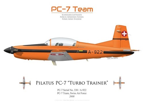 Print pilatus 922 pc - pc-7, pc-7