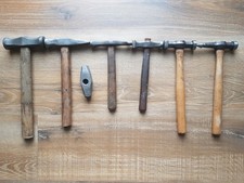 Lot ancien marteau carrossier garage outil garagiste boule ferblantier dinandier