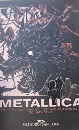 Metallica fancards berlin - metallica,