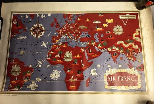 Affiche air france - air,