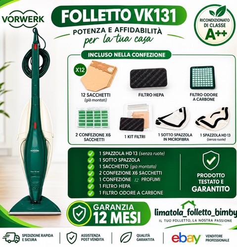 Aspirateur folletto vorwerk - aspirateur,